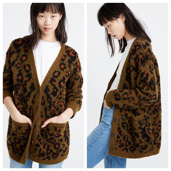 Madewell Sweaters - Madewell Jungle Cat Cardigan Alpaca NWT Small